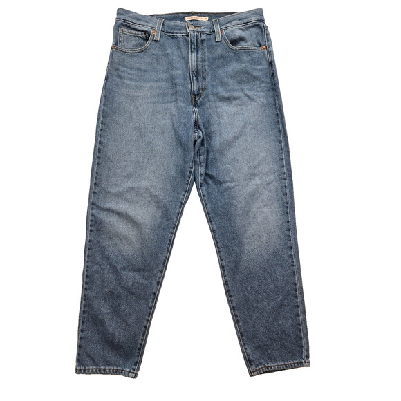 Levi's Jeans Womens 31 High Waisted Mom Jean Medium Wash Button Fly 31 x‎ 26 - Picture 1 of 5